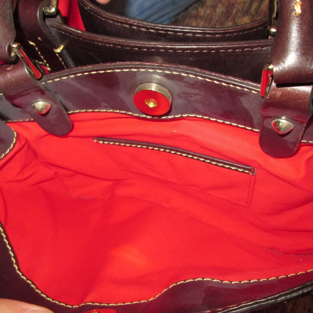 Dooney & Bourke Bordeaux Croc-Embossed Tote - Picture 7 of 14